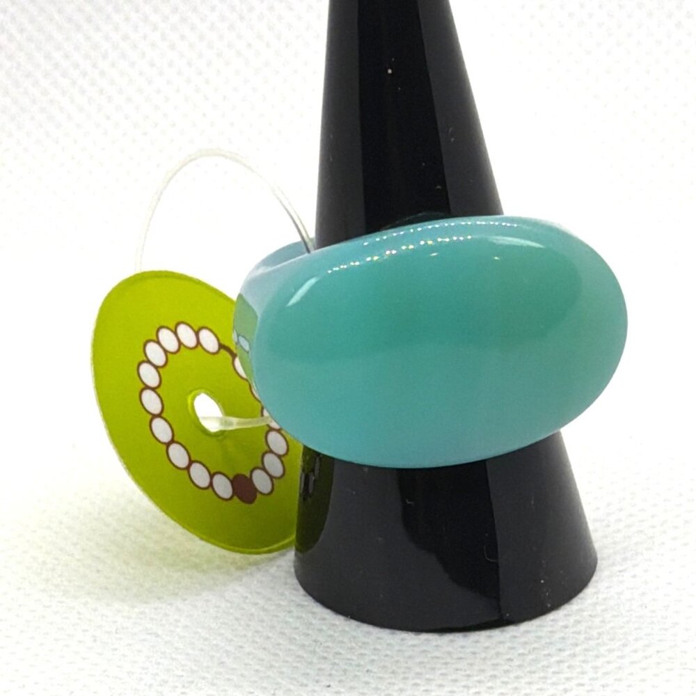 Retired Chloe Laclau Rio Resin Dome Ring 2008 Deadstock NWT Sz 9 Boutique Brazil - Picture 3 of 16